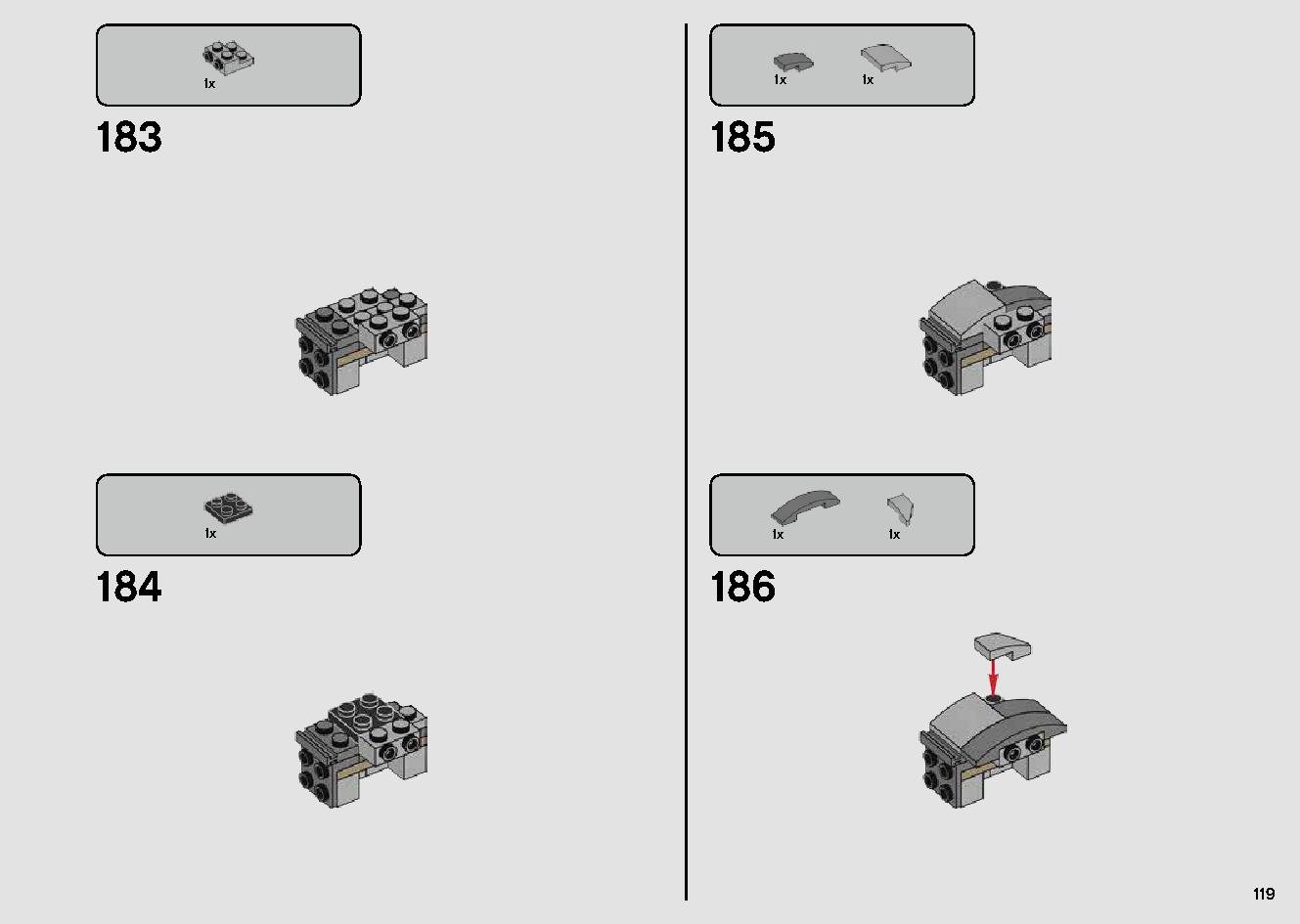 ミレニアム・ファルコン™ 75257 レゴの商品情報 レゴの説明書・組立方法 119 page