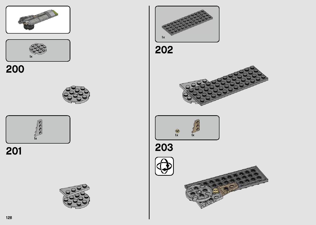 ミレニアム・ファルコン™ 75257 レゴの商品情報 レゴの説明書・組立方法 128 page