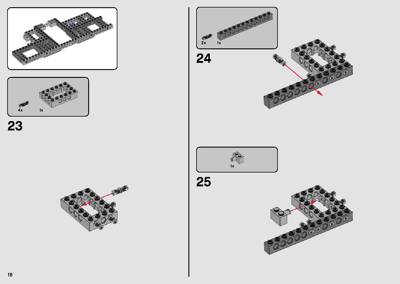 Millennium Falcon 75257 LEGO information LEGO instructions 18 page