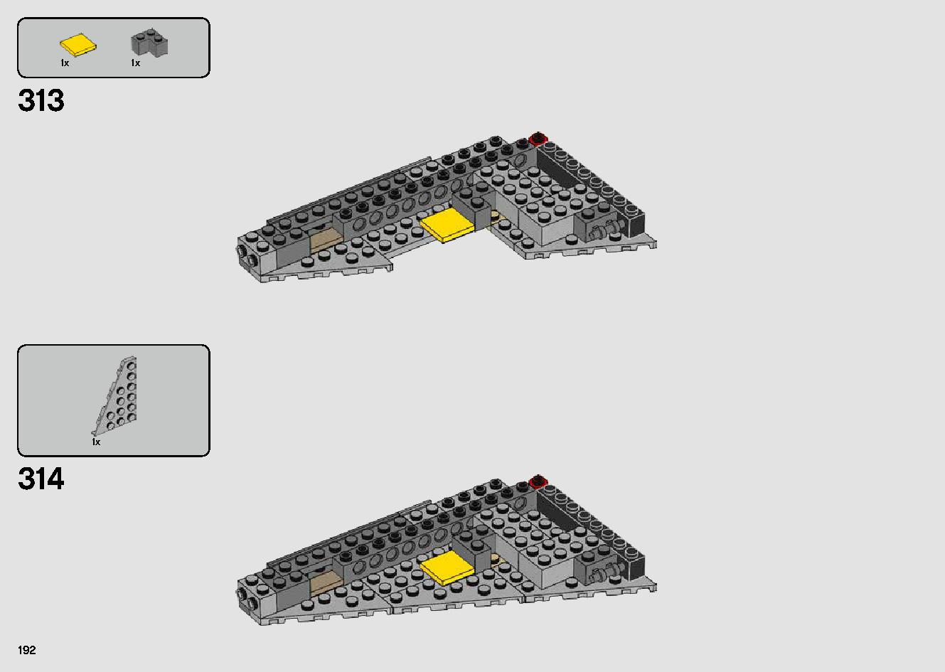 Millennium Falcon 75257 LEGO information LEGO instructions 192 page