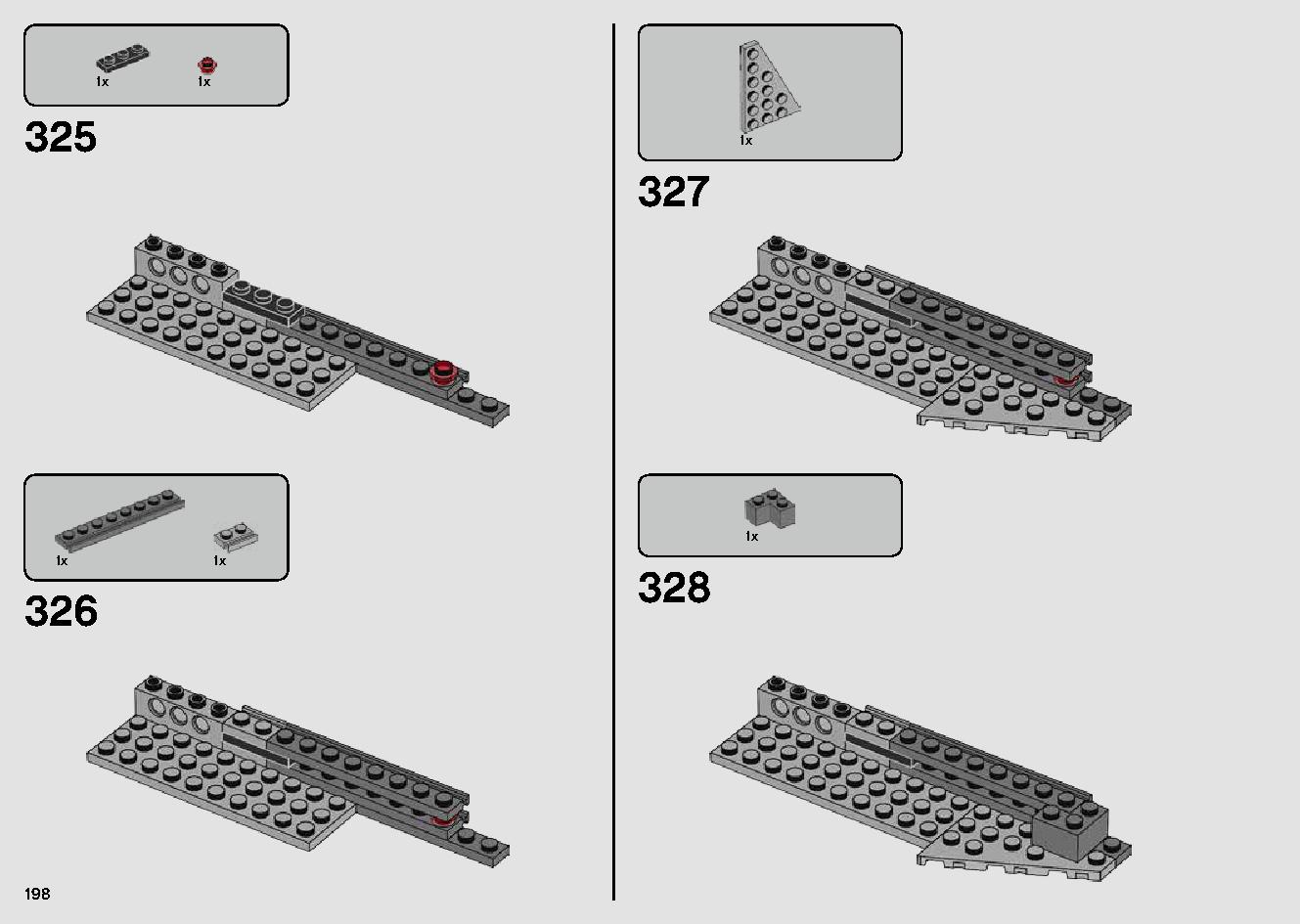 Millennium Falcon 75257 LEGO information LEGO instructions 198 page