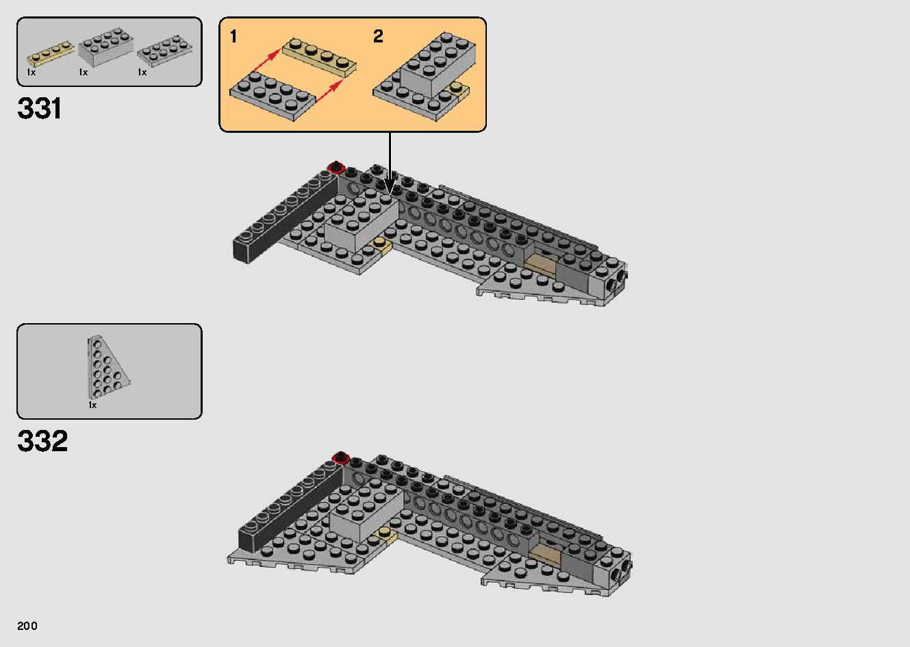 Millennium Falcon 75257 LEGO information LEGO instructions 200 page