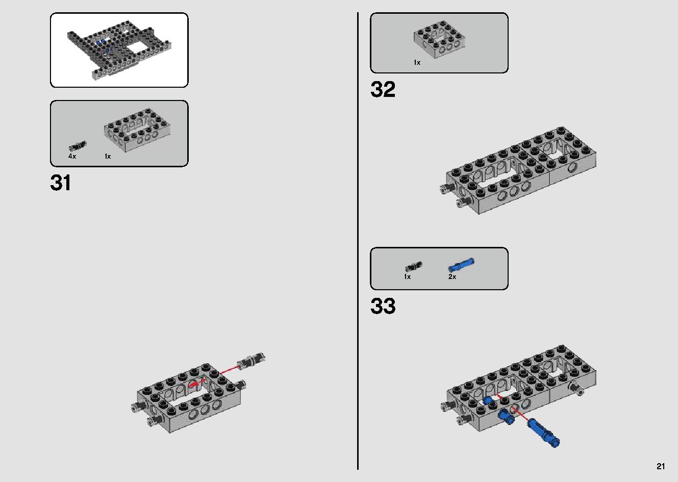 Millennium Falcon 75257 LEGO information LEGO instructions 21 page
