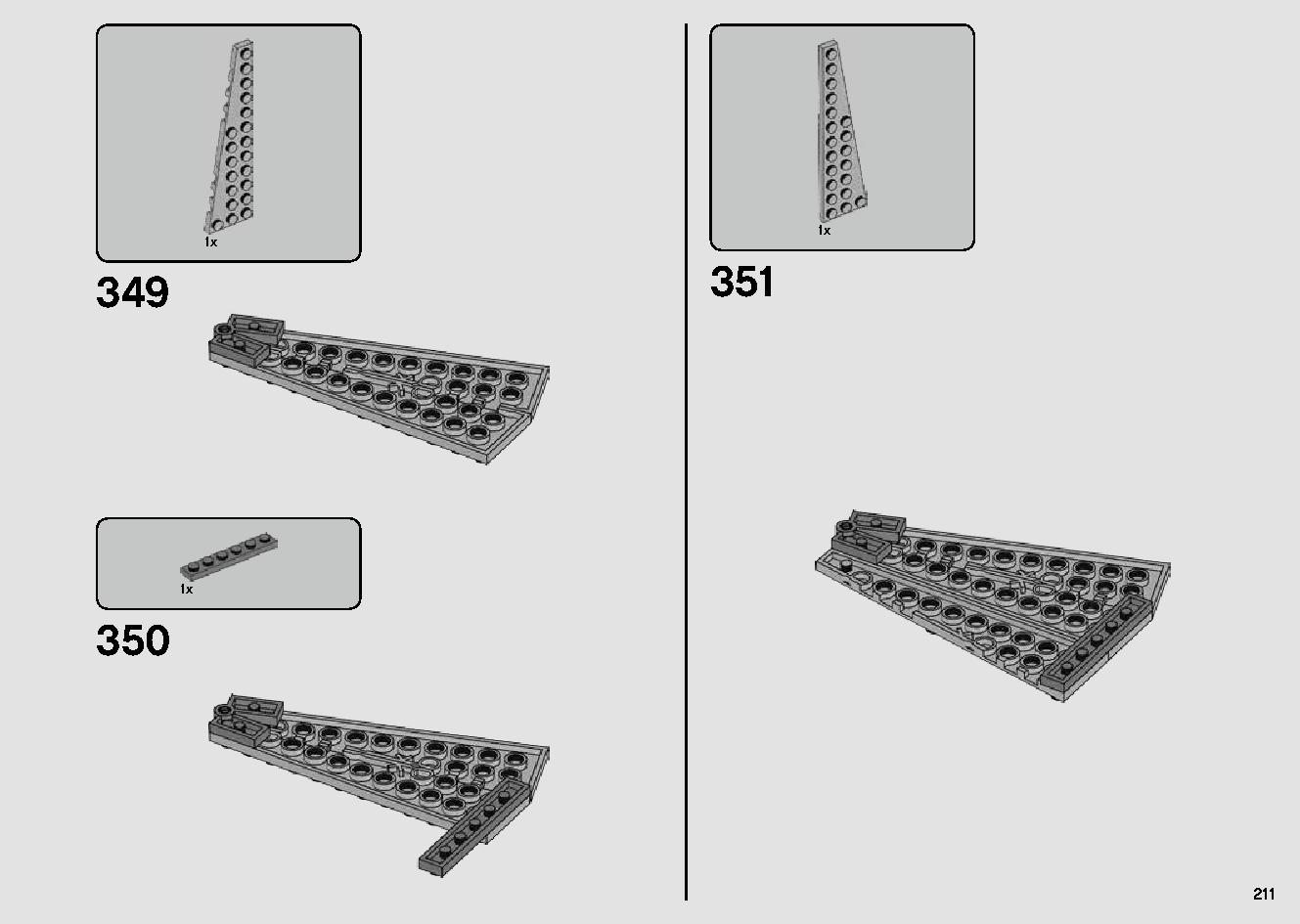 ミレニアム・ファルコン™ 75257 レゴの商品情報 レゴの説明書・組立方法 211 page