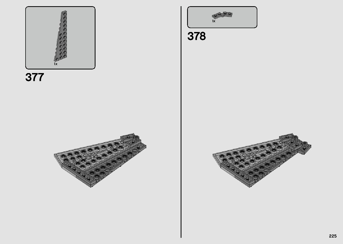 Millennium Falcon 75257 LEGO information LEGO instructions 225 page