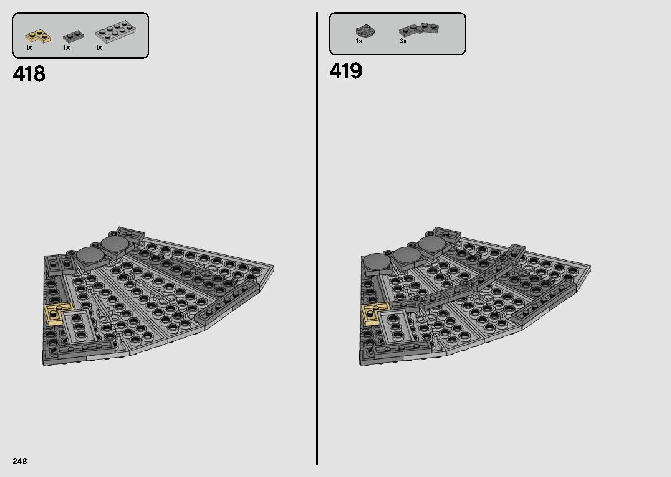 Millennium Falcon 75257 LEGO information LEGO instructions 248 page
