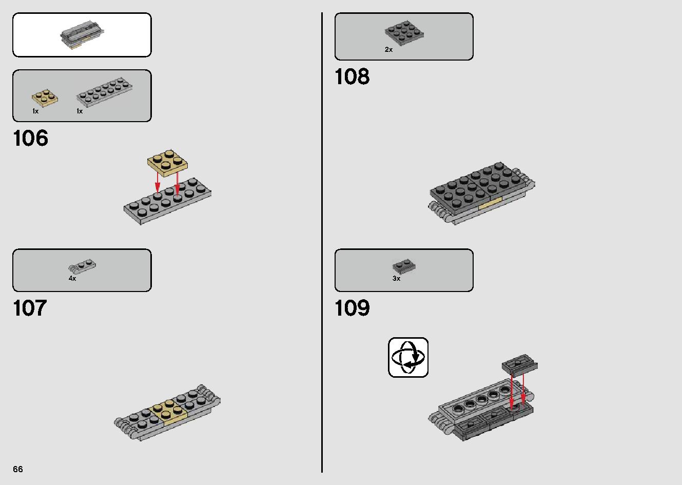 Millennium Falcon 75257 LEGO information LEGO instructions 66 page