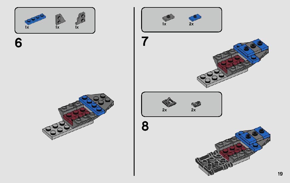 Anakin's Podracer - 20th Anniversary Edition 75258 LEGO information LEGO instructions 19 page