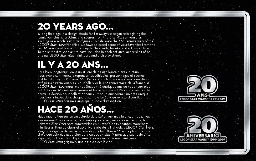 Anakin's Podracer - 20th Anniversary Edition 75258 LEGO information LEGO instructions 3 page