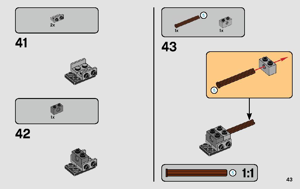 Anakin's Podracer - 20th Anniversary Edition 75258 LEGO information LEGO instructions 43 page