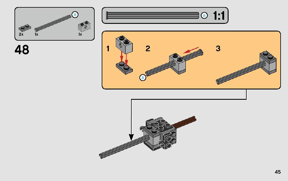 Anakin's Podracer - 20th Anniversary Edition 75258 LEGO information LEGO instructions 45 page