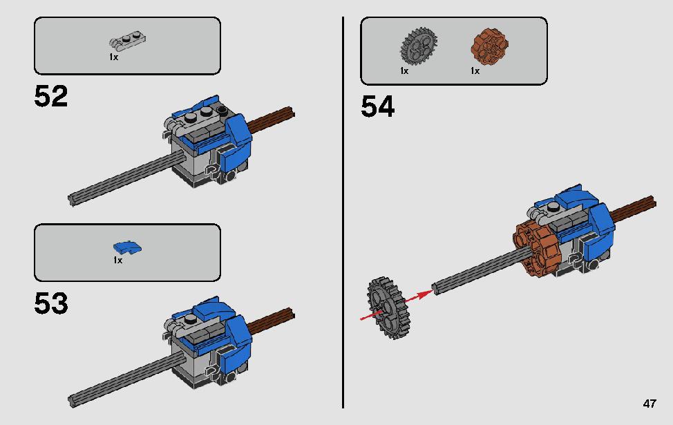 Anakin's Podracer - 20th Anniversary Edition 75258 LEGO information LEGO instructions 47 page