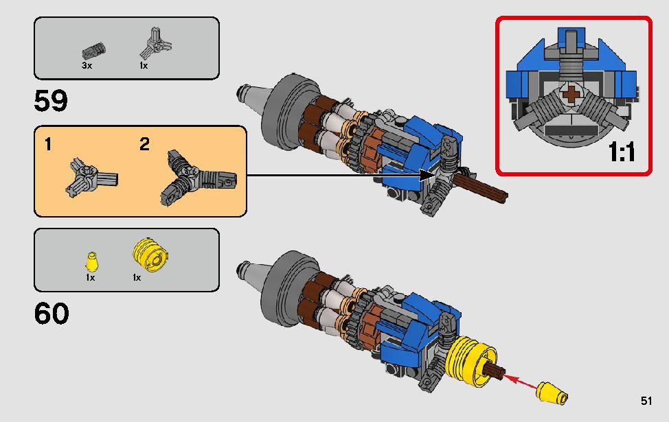 Anakin's Podracer - 20th Anniversary Edition 75258 LEGO information LEGO instructions 51 page