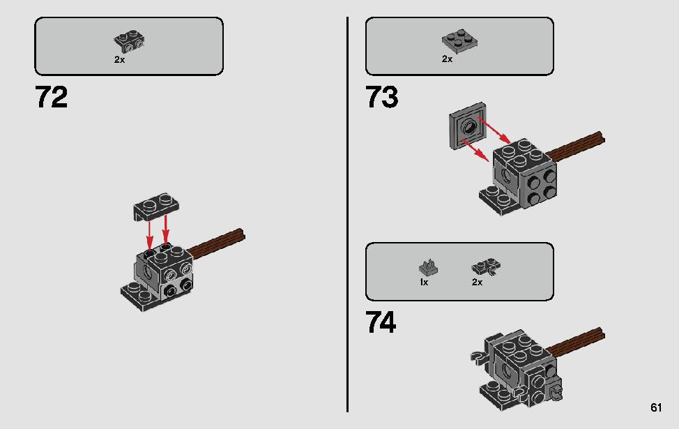 Anakin's Podracer - 20th Anniversary Edition 75258 LEGO information LEGO instructions 61 page