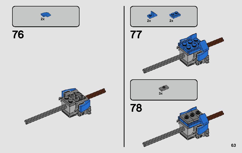 Anakin's Podracer - 20th Anniversary Edition 75258 LEGO information LEGO instructions 63 page