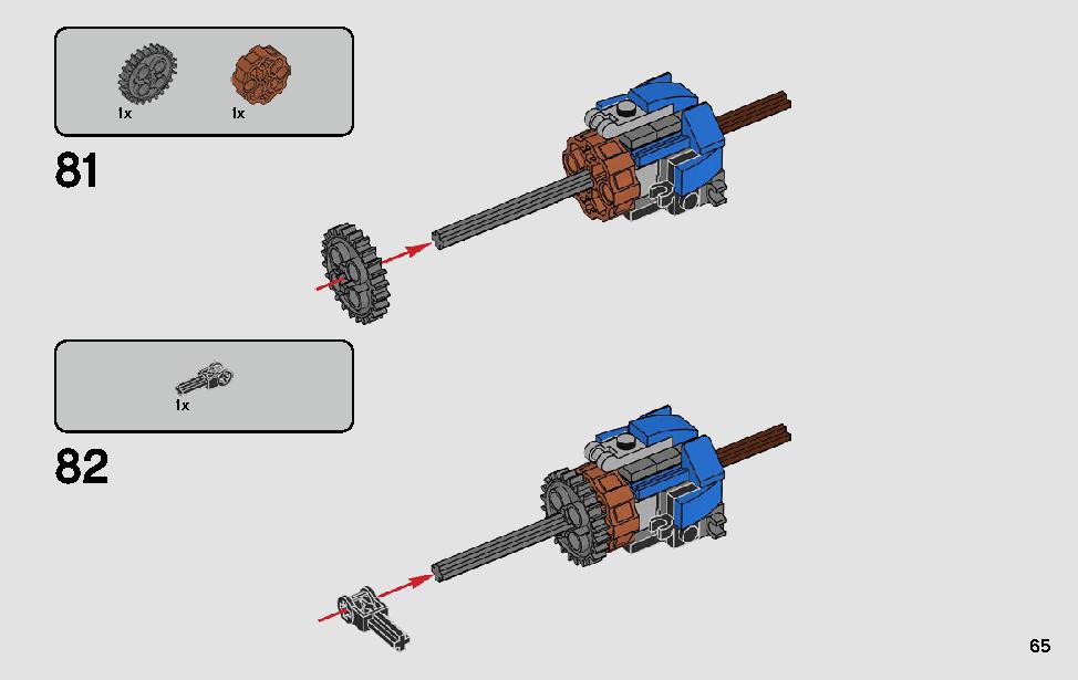 Anakin's Podracer - 20th Anniversary Edition 75258 LEGO information LEGO instructions 65 page