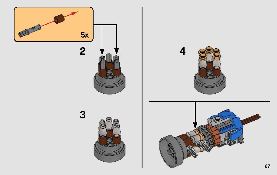 Anakin's Podracer - 20th Anniversary Edition 75258 LEGO information LEGO instructions 67 page