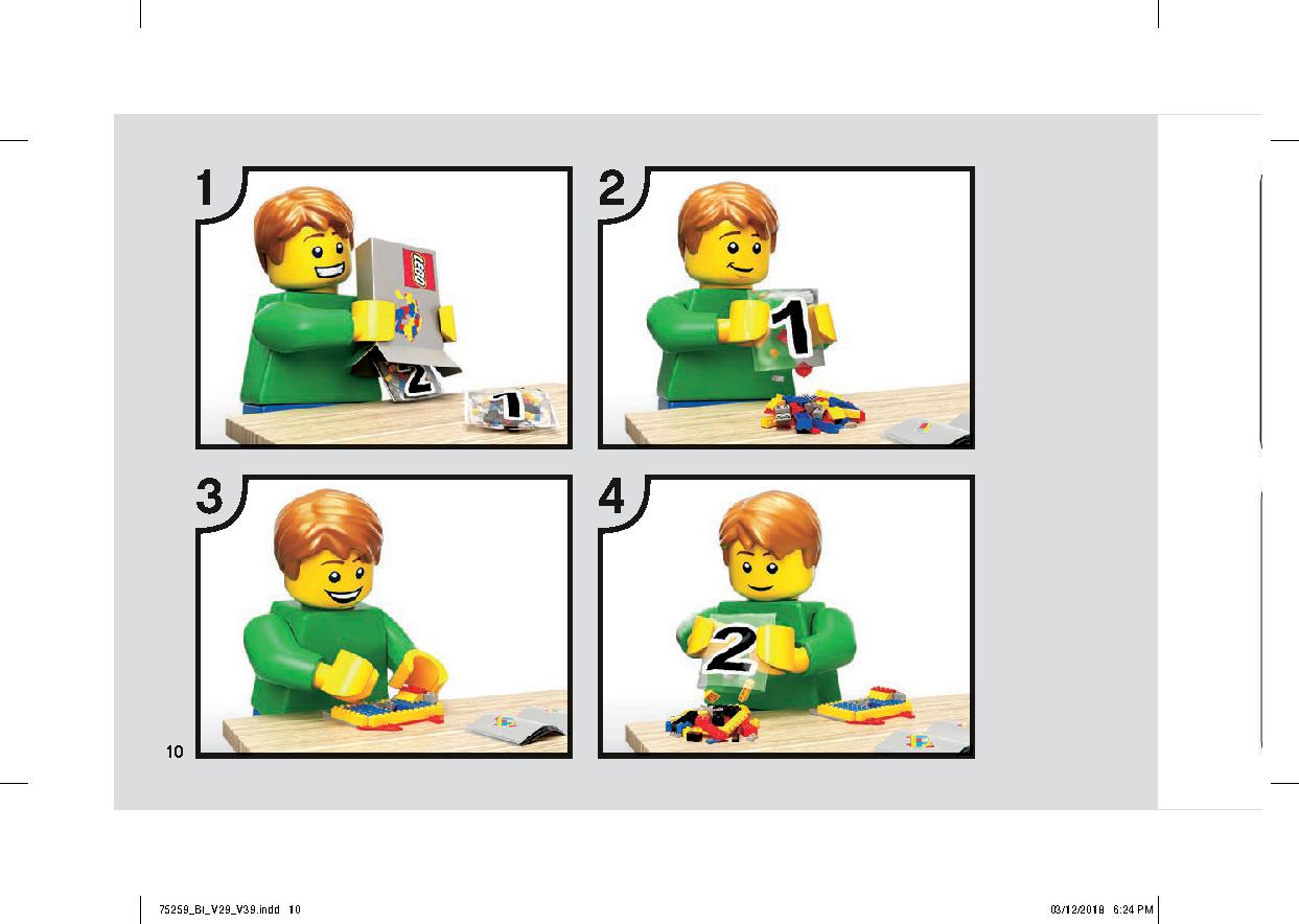 スノースピーダー™ – 20周年記念モデル 75259 レゴの商品情報 レゴの説明書・組立方法 10 page