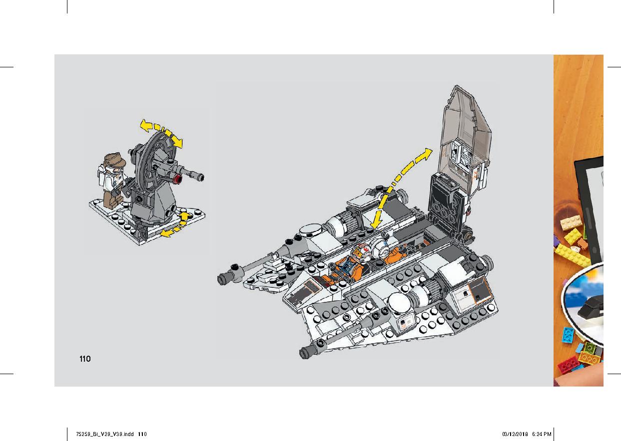 Snowspeeder - 20th Anniversary Edition 75259 LEGO information LEGO instructions 110 page