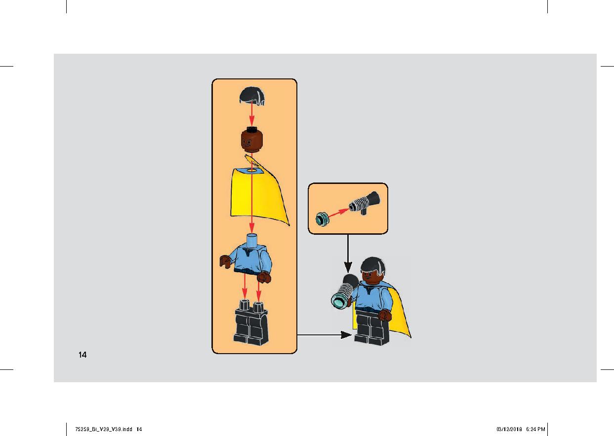 スノースピーダー™ – 20周年記念モデル 75259 レゴの商品情報 レゴの説明書・組立方法 14 page
