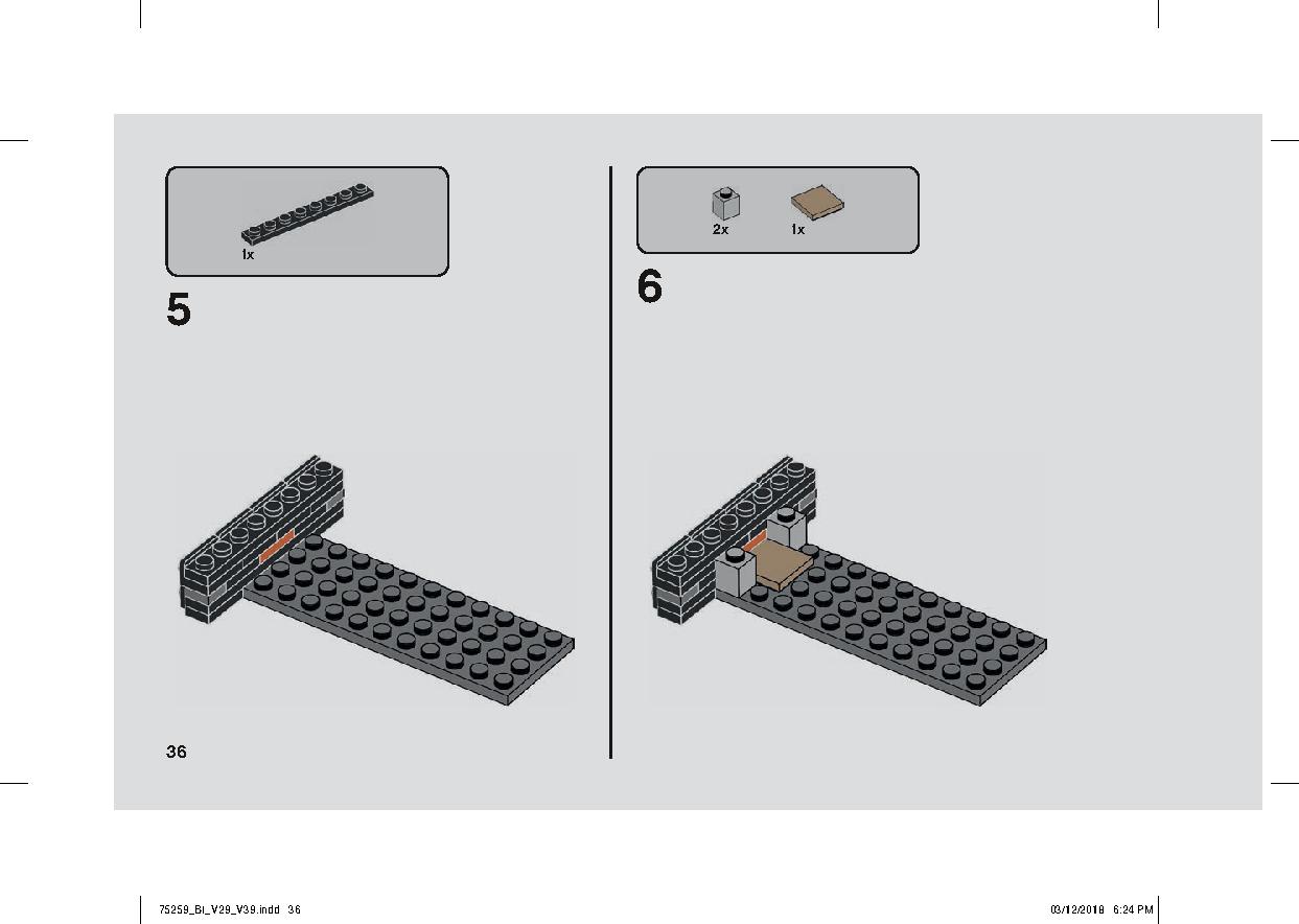 スノースピーダー™ – 20周年記念モデル 75259 レゴの商品情報 レゴの説明書・組立方法 36 page