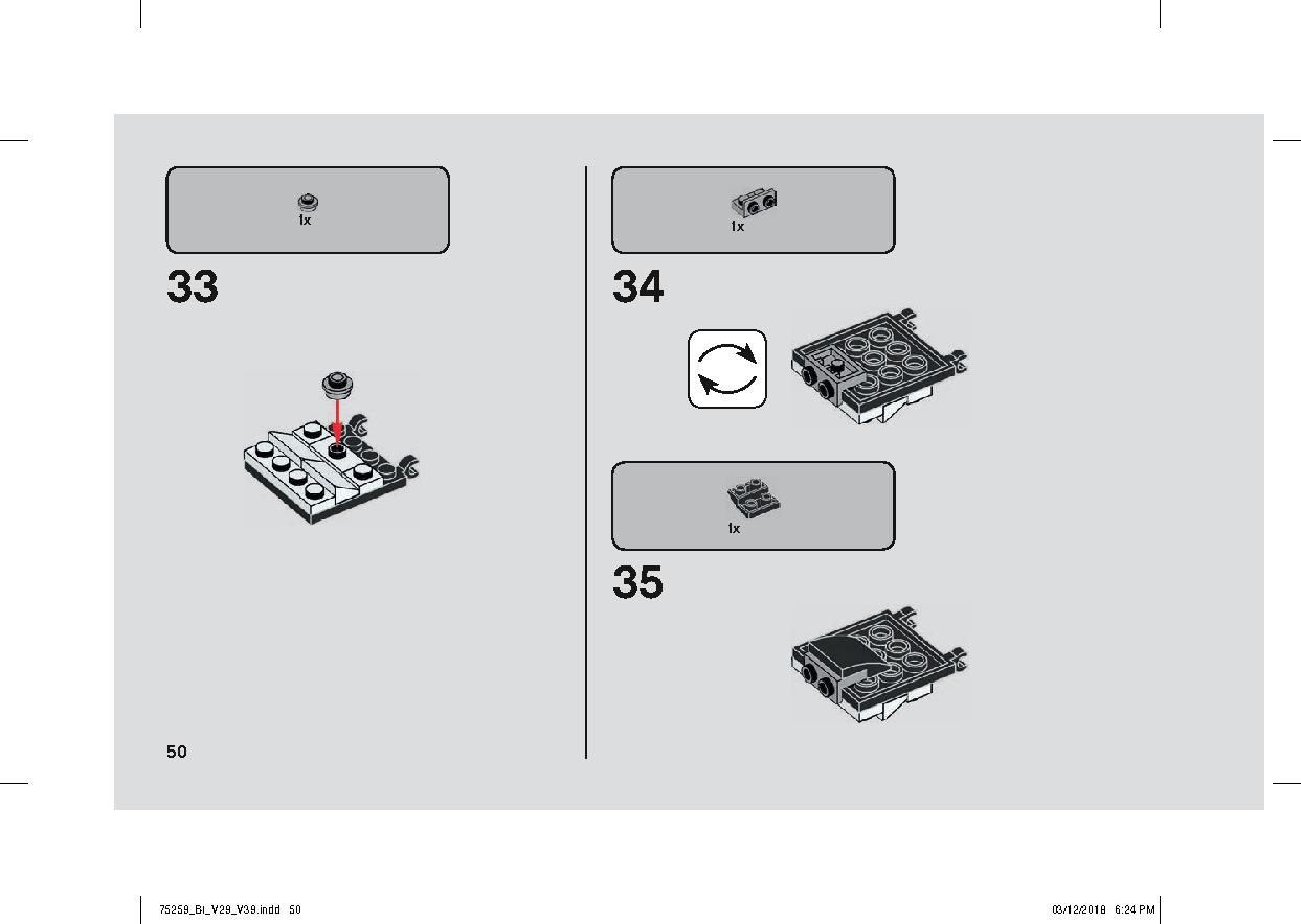 스노우스피더™ - 20주년 기념판 75259 레고 세트 제품정보 레고 조립설명서 50 page