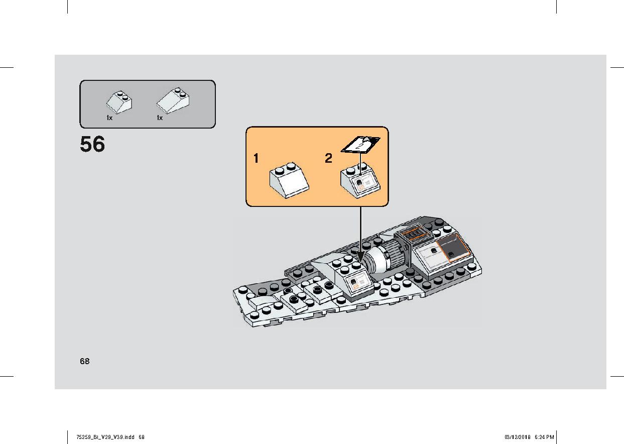 스노우스피더™ - 20주년 기념판 75259 레고 세트 제품정보 레고 조립설명서 68 page