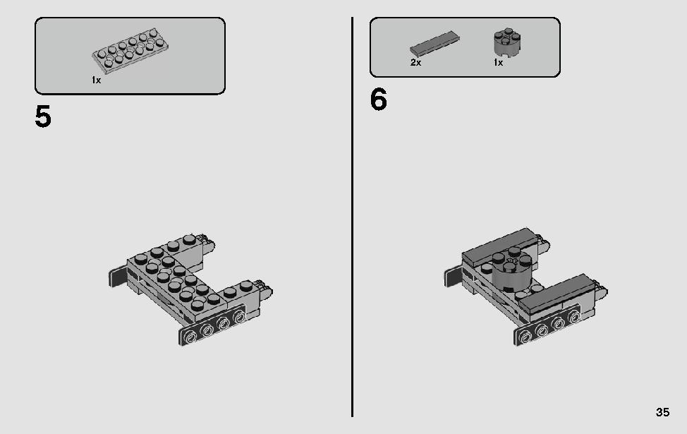 クローン・スカウト・ウォーカー™ – 20周年記念モデル 75261 レゴの商品情報 レゴの説明書・組立方法 35 page