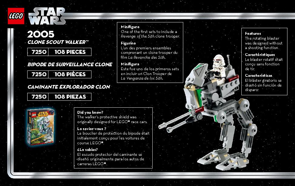 Clone Scout Walker - 20th Anniversary Edition 75261 LEGO information LEGO instructions 4 page