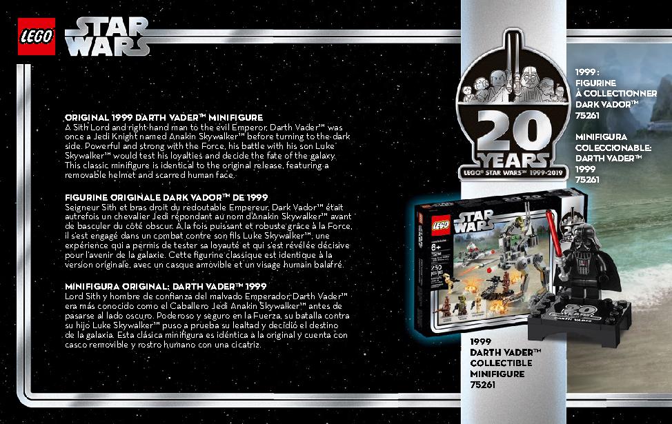Clone Scout Walker - 20th Anniversary Edition 75261 LEGO information LEGO instructions 6 page