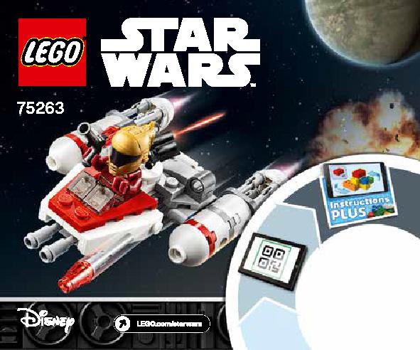 Resistance Y-wing Microfighter 75263 LEGO information LEGO instructions 1 page