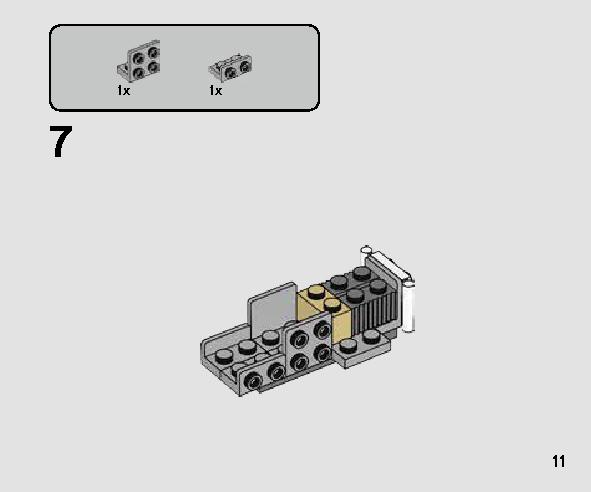 반란군 Y-윙™ 마이크로파이터 75263 레고 세트 제품정보 레고 조립설명서 11 page