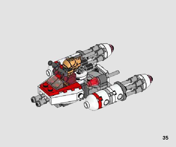 Resistance Y-wing Microfighter 75263 LEGO information LEGO instructions 35 page