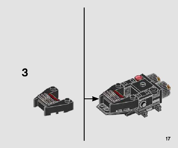 Kylo Ren's Shuttle Microfighter 75264 LEGO information LEGO instructions 17 page