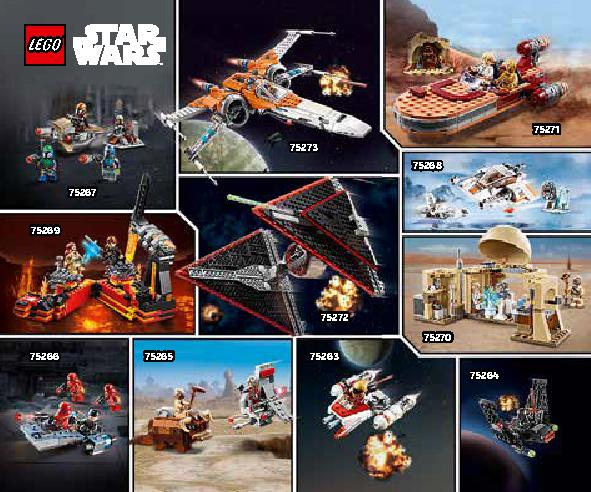 Kylo Ren's Shuttle Microfighter 75264 LEGO information LEGO instructions 37 page