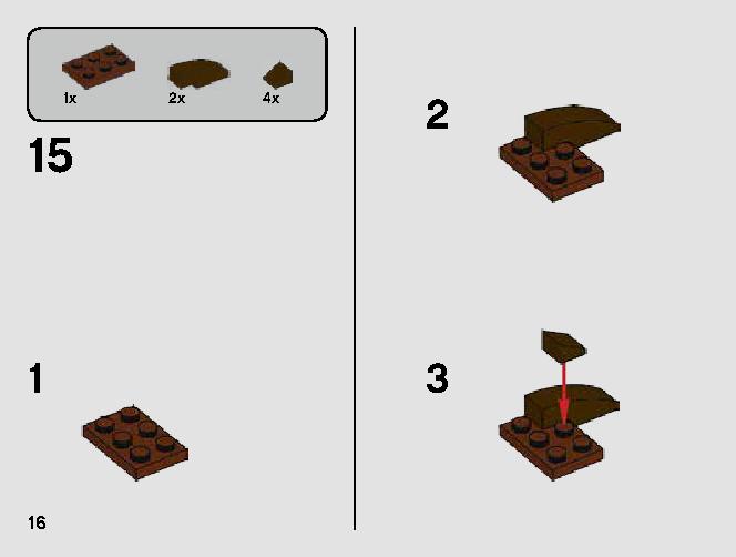 T-16スカイホッパー™ vs. バンサ™ マイクロファイター 75265 レゴの商品情報 レゴの説明書・組立方法 16 page