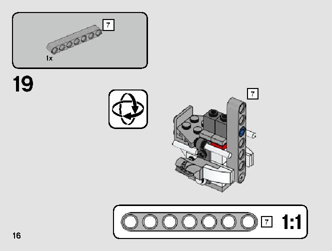 T-16スカイホッパー™ vs. バンサ™ マイクロファイター 75265 レゴの商品情報 レゴの説明書・組立方法 16 page