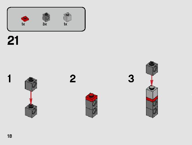 T-16スカイホッパー™ vs. バンサ™ マイクロファイター 75265 レゴの商品情報 レゴの説明書・組立方法 18 page