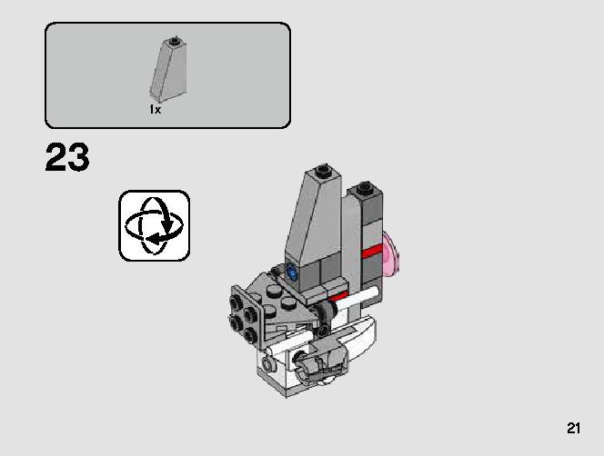 T-16スカイホッパー™ vs. バンサ™ マイクロファイター 75265 レゴの商品情報 レゴの説明書・組立方法 21 page