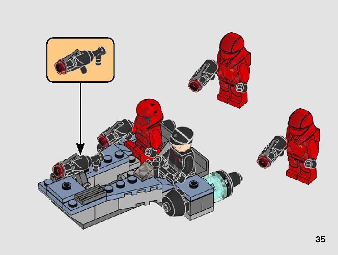 Sith Troopers Battle Pack 75266 LEGO information LEGO instructions 35 page