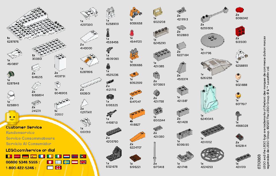スノースピーダー 75268 レゴの商品情報 レゴの説明書・組立方法 24 page