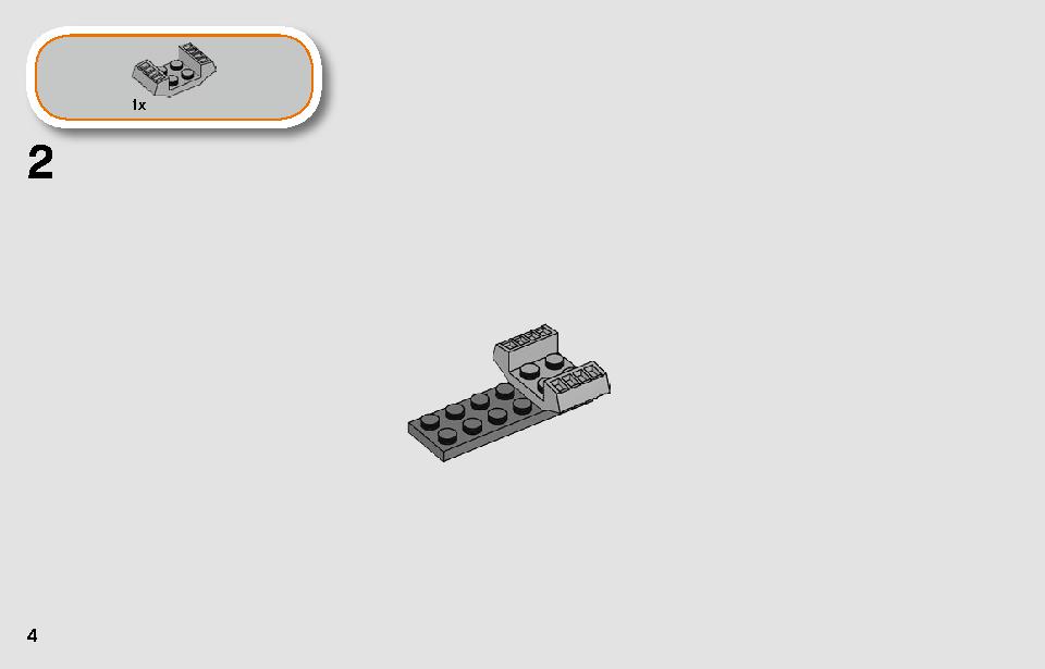Snowspeeder 75268 LEGO information LEGO instructions 4 page