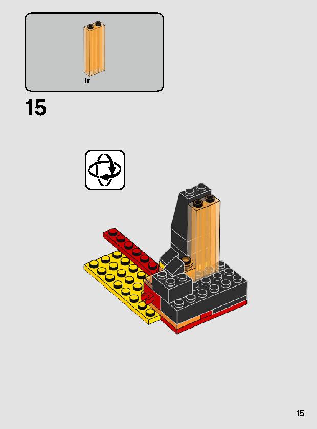 Duel on Mustafar 75269 LEGO information LEGO instructions 15 page