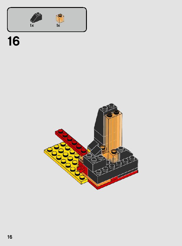 Duel on Mustafar 75269 LEGO information LEGO instructions 16 page
