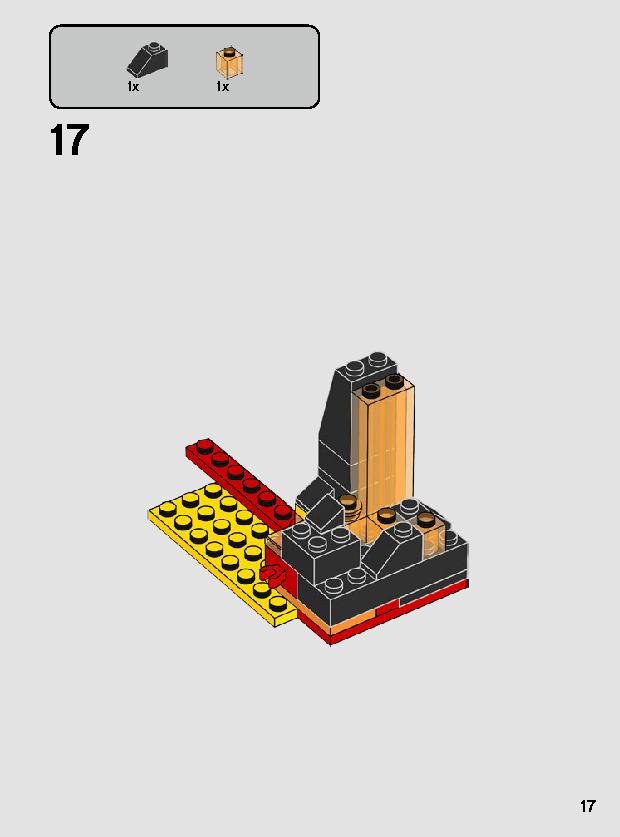 Duel on Mustafar 75269 LEGO information LEGO instructions 17 page