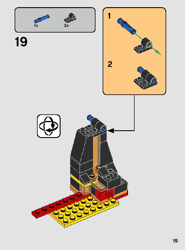 Duel on Mustafar 75269 LEGO information LEGO instructions 19 page