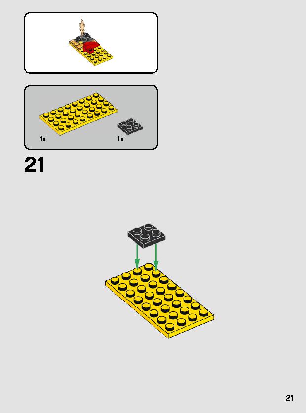 ムスタファー™の戦い 75269 レゴの商品情報 レゴの説明書・組立方法 21 page