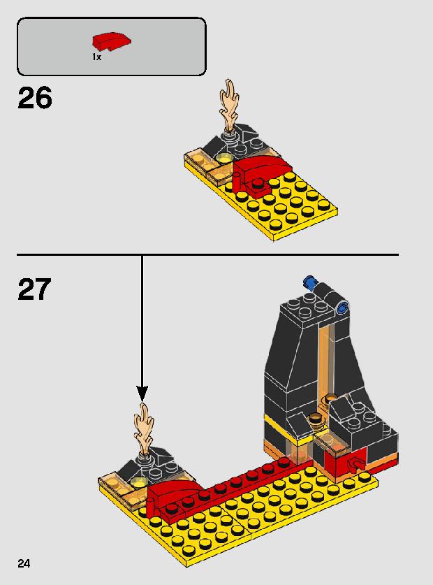 Duel on Mustafar 75269 LEGO information LEGO instructions 24 page