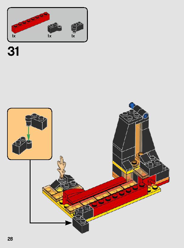 Duel on Mustafar 75269 LEGO information LEGO instructions 28 page
