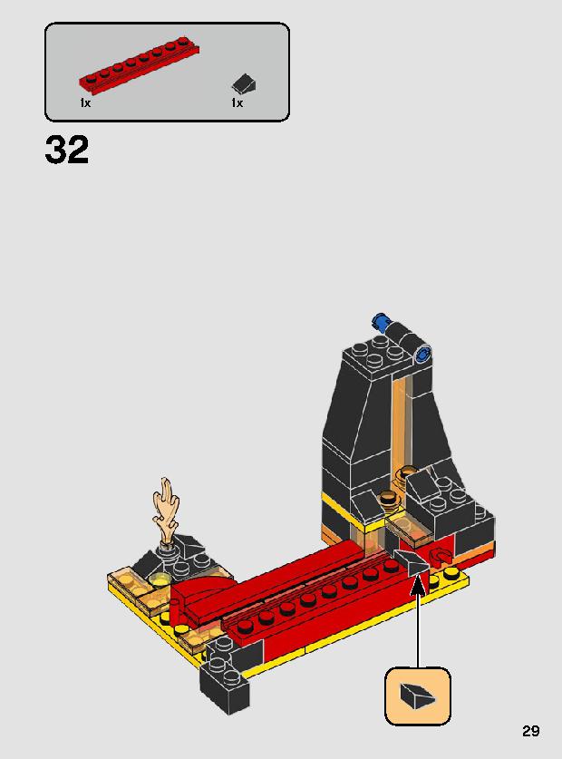 Duel on Mustafar 75269 LEGO information LEGO instructions 29 page